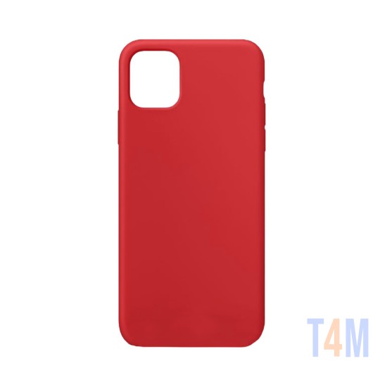 Capa de Silicone para Apple iPhone 11 Pro Max Vermelho